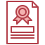 Certificate icon 64x64