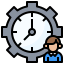 Clock icon 64x64