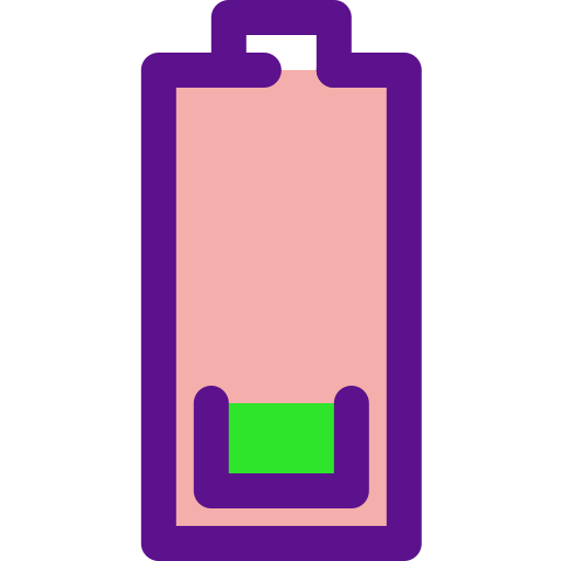 Empty battery icon