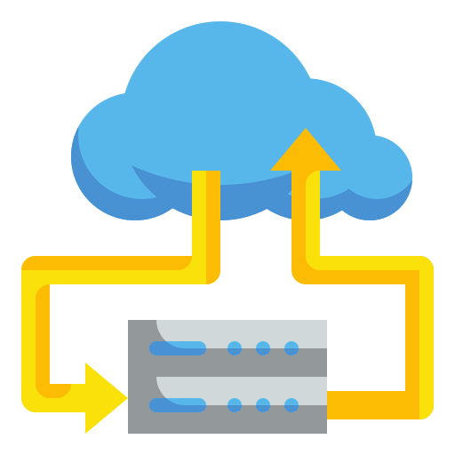 Cloud computing icon