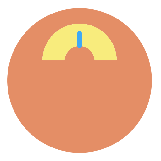 Weight scale icon