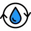 Recycle water icon 64x64