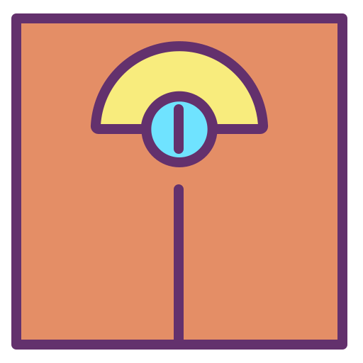 Weight scale icon