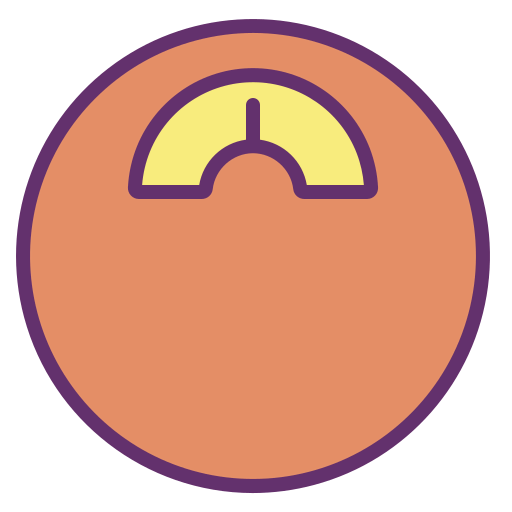 Weight scale icon