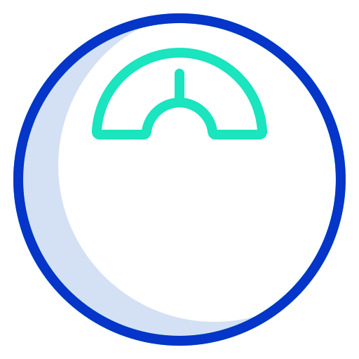Weight scale icon