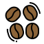 Coffee beans icon 64x64