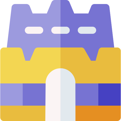 Inflatable castle icon