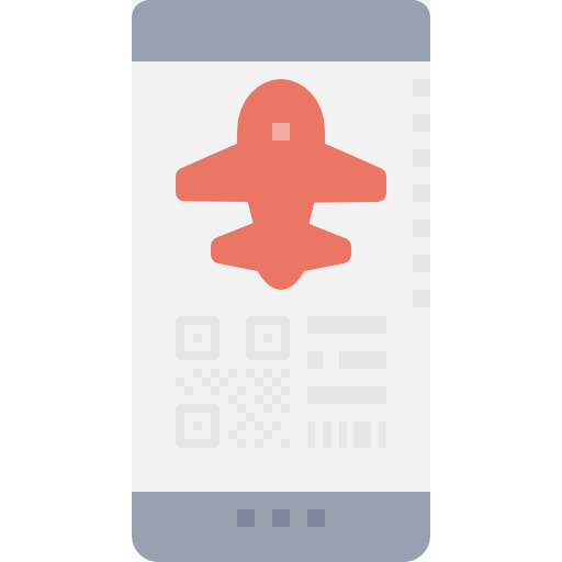 Plane ticket icon