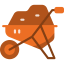 Wheelbarrow icon 64x64