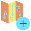 Map travel icon 64x64