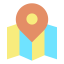 Map travel icon 64x64
