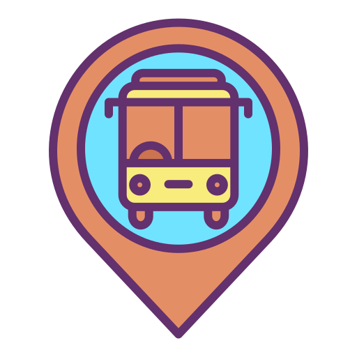 Bus stop icon