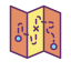 Map travel icon 64x64