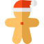 Gingerbread man icon 64x64