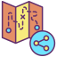 Map travel icon 64x64