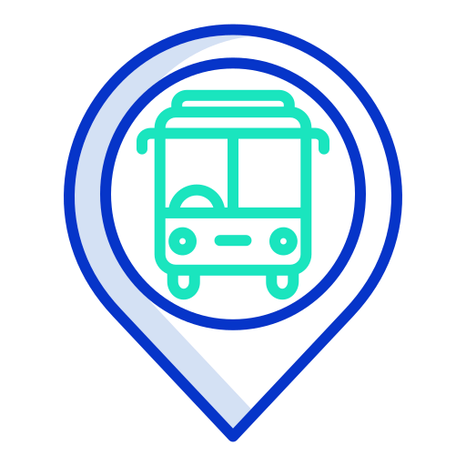 Bus stop icon