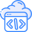 Cloud coding ícono 64x64