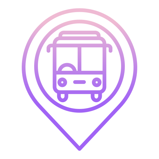 Bus stop icon