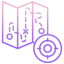 Map travel icon 64x64