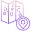Map travel icon 64x64