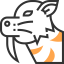 Saber toothed tiger icon 64x64