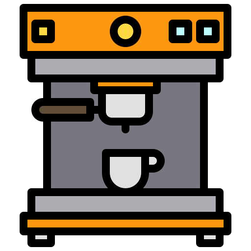Coffee machine icon