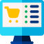 Online shopping icon 64x64