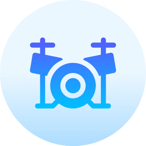 Drum set icon