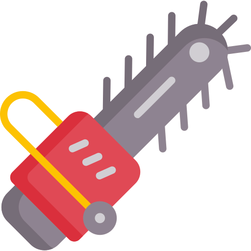 Saw machine icon