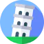 Leaning tower of pisa icon 64x64