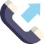 Outcoming call icon 64x64