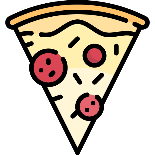 Pizza slice icon