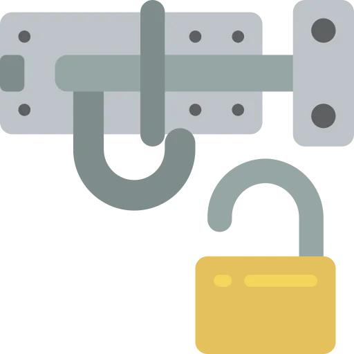 Door lock icon