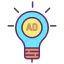 Light bulb icon 64x64