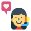 Call center agent icon 64x64