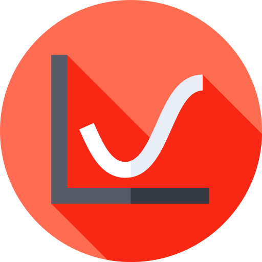 Line chart icon