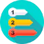 Bar chart icon 64x64
