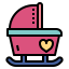 Baby crib icon 64x64