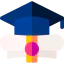 Graduation cap icon 64x64