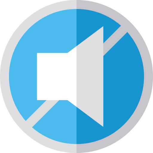 No shouting icon