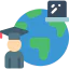 Globe icon 64x64