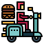Food delivery icon 64x64