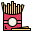 French fries icon 64x64