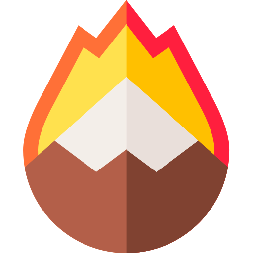 Forest fire icon