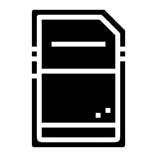 Memory card Symbol