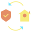 Home insurance icon 64x64