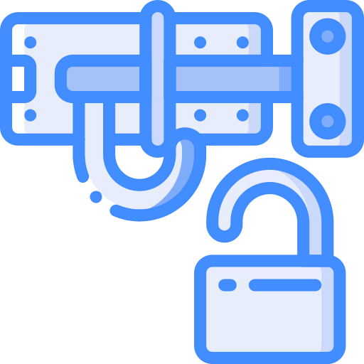 Door lock icon