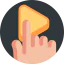 Play button icon 64x64