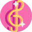 Treble clef icon 64x64
