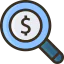 Magnifying glass icon 64x64